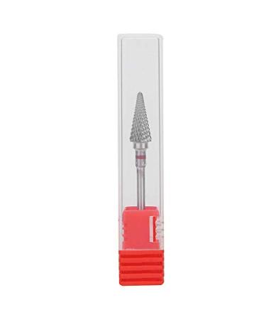 Nail Drill Bits Tungsten Steel Nail Art Manicure Drill Bits Electric Pedicure Manicure Grinding Head Nail Polishing Accessory Portable Electric Nail Drill (Red)