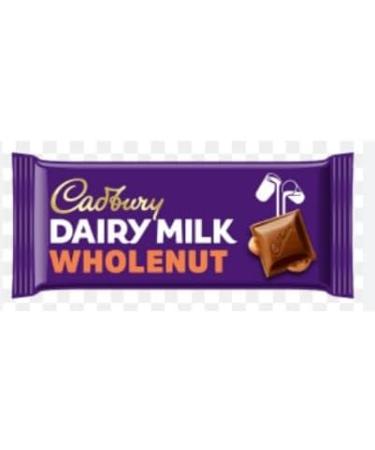 3 x Dairy Milk Wholenut Chocolate Bar 120g Delicious Tasty And Twisty Treat Gift Hamper For Birthday Christmas - Buy Online on GoSupps.com