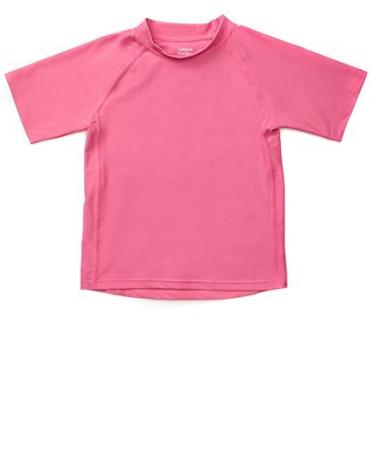 Leveret Short Sleeve Baby Boys Girls Rash Guard Sun Protected UPF + 50 Kids & Toddler Swim Shirt (12 Months-5 Toddler) 4 Years Pink