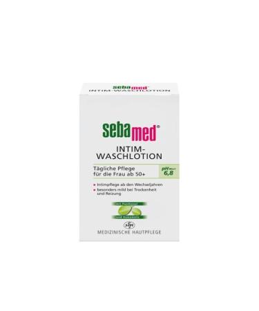 Sebapharma HmbH Co KG Sebamed Intimate washing gel pH value 68 value set 2 x 200 ml Daily care for women aged 50+ with panthenol and hamamelis
