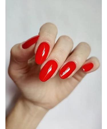 One Step 3 in 1 Peel Off Gel Nail Polish - Red Passion 11ml - Buy Online on GoSupps.com