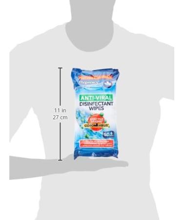 Hygienics 50-Ct Cleansing & Disinfectant Wipes | Multi-Purpose Surface Cleaner - Buy Online on GoSupps.com