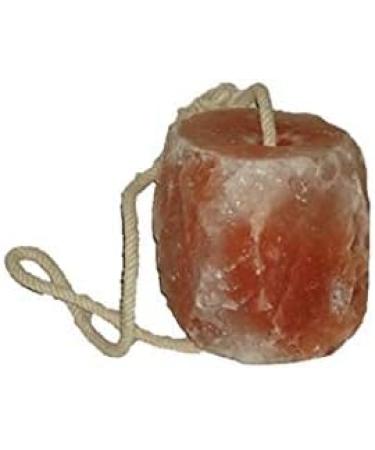 Himalayan Animal Lick Salt - Natural Pure Pink Salt Block on a Rope Horses Deer Goats Cattle Rabbits 6-8 LBS - Buy Online on GoSupps.com