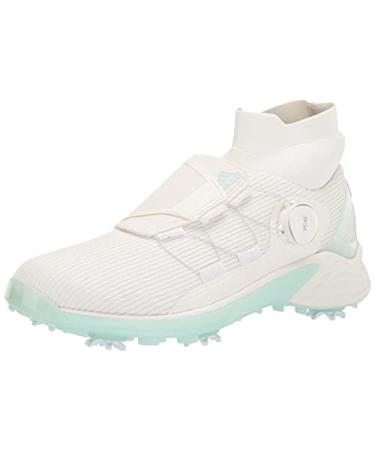 adidas Women's Zg21 Motion Primegreen Boa Mid Cut Golf Shoes 8 Non-dyed/Halo Mint/Non-dyed