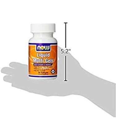 Now Foods Liquid Multi Softgels 60ct - Essential Daily Nutrients - Buy Online on GoSupps.com