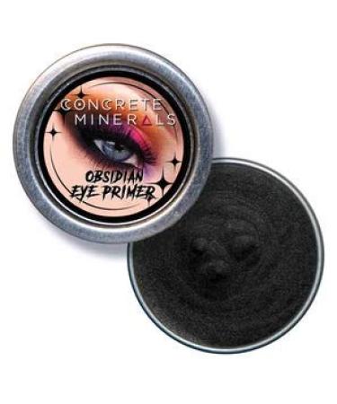 Concrete Minerals Eye Primer Luxurious Silky-Soft Balm Formula Longer-Lasting With No Creasing Black Finish 100% Vegan and Cruelty Free Handmade in USA 10 Grams (Obsidian)