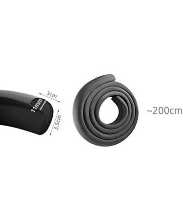 Edge Protection 2m Corner Safety for Furniture - Child & Baby Protection Adhesive - Black White & Brown Options - Buy Online on GoSupps.com