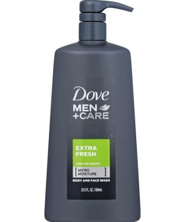 Dove Men+Care Body Wash 23.5 oz - Extra Fresh Skin Care for Men Nourishing & Bacteria-Fighting Body Wash with Pump - Shop Internationally - Buy Online on GoSupps.com
