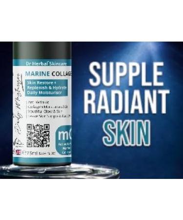 Dr. Herbal Marine Collagen Daily Moisturiser with Bladderwrack Caviar Aloe Vera Anti-Aging Cream for Wrinkle Reduction Skin Hydration Firmness & Rejuvenation - Buy Online on GoSupps.com