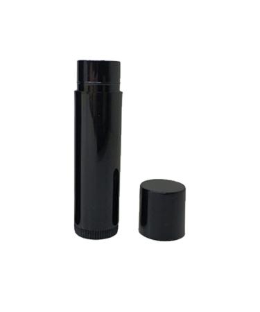 IOIUSKKU IOIUSKKU 100 pcs Empty Lipstick Pots Lightweight Small Balm Tube Creative Smooth Surface Glossy Lip Tubes Cosmetics Women Black Dome 5g