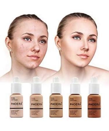 Glamza PHOERA Foundation Concealer 106 WARM SUN - Full Coverage Matte Makeup for Long Lasting Brightness | UK - Buy Online on GoSupps.com