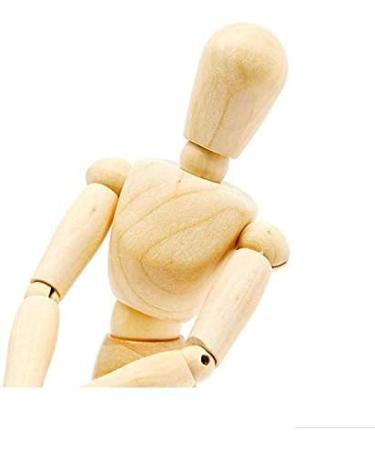 8 Inch Wooden Manikin Flexible Body Human Figure Puppet Model for Drawing & Painting | Home Office Desk Decoration | Sketching Supplies & Gift - Buy Online on GoSupps.com