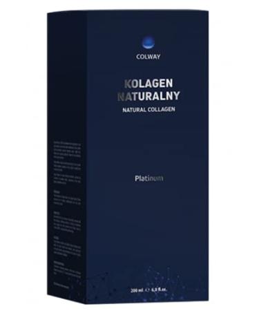 COLWAY Kolagen Naturalny Platinum natural collagen serum 200 ml with elastin and lactic acid