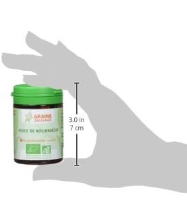 Organic Borage Oil - 60 capsules - Protected and hydrated skin - Buy Online on GoSupps.com