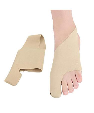 CAZARU FXJ Elastic Splint Straightener Corrector Big Foot Bones Toe Separator Brace Hallux Valgus Orthosis Support Toe Straighteners for Bunions
