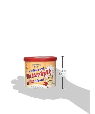 Saco Foods Buttermilk Powder Blend - Cultured 12 oz | Baking & Cooking Essential - Buy Online on GoSupps.com