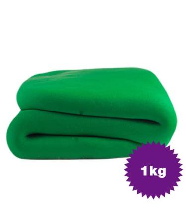 Dekozauber24 Premium Fondant 1kg 17 Colors Soft & Flexible Rolled Cake Decoration (Dark Green) - International Shipping Available - Buy Online on GoSupps.com