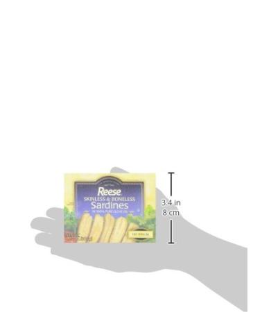 Reese Skinless Boneless Sardines in Olive Oil, 10-Pack - 3.75 oz Each for Healthy Snacking - Buy Online on GoSupps.com
