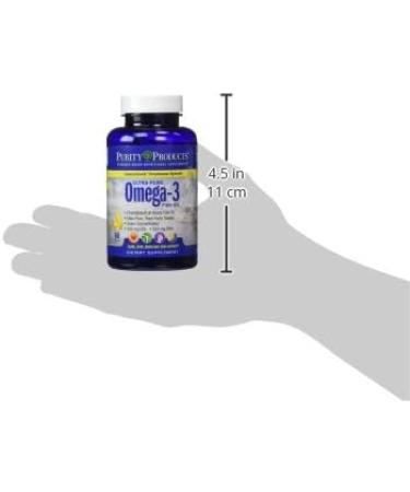 Purity Products - Ultra Pure Omega 3 ,60 softgels Lemon 60 Count (Pack of 1) - Buy Online on GoSupps.com