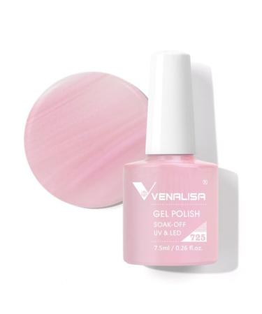 VIP4 7.5ml Gel Nail Polish Hema Free Full Coverage Beautiful Semi Permanent Soak Off UV LED Gel Nail Polish Gel Lacquer - (Color: 725)