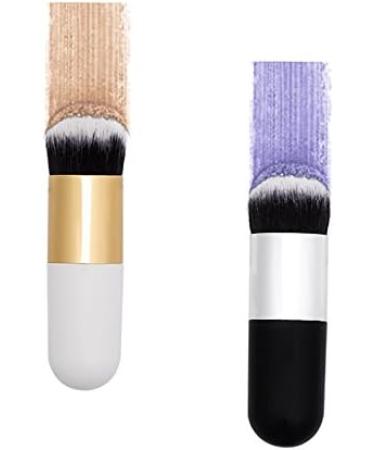 Chubby Pier Foundation Brush Flat Cream Makeup Brushes Professional Cosmetic Make-up Brush Portable BB Flat Cream 1 - Buy Online on GoSupps.com