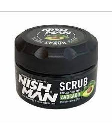 Nishman Avocado Face & Skin Scrub 300ml | Gentle Exfoliation for Healthy Skin - International Shipping Available - Buy Online on GoSupps.com