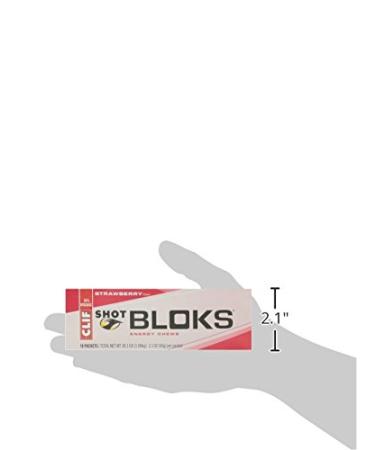 Buy CLIF Shot Bloks Strawberry Organic 2.1oz - Energy Chews for Endurance | Fast International Shipping - Buy Online on GoSupps.com