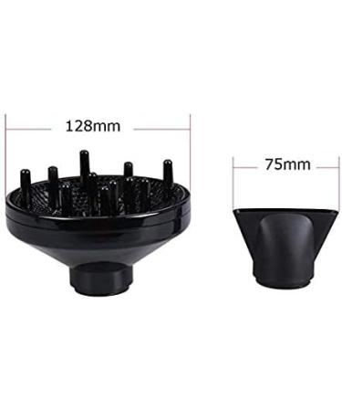 MHU 2nd Generation Pro Salon 1875W Fast Drying Hair Dryer Low Noise Ionic Ceramic Blow Dryer 2 Speed and 3 Heat Settings Ac Infrared Heat with Concentrator & Diffuser Black - Buy Online on GoSupps.com