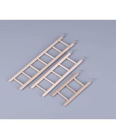 Wooden Bird Ladder for Cage - 3 Sizes | Pet Toys for Parakeets, Parrots, Cockatoo, Lovebirds - Buy Online on GoSupps.com