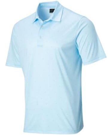 Greg Norman ML75 Microlux Jacks Print Polo - G7S23K466-441 - Misty Blue - L - Buy Online on GoSupps.com