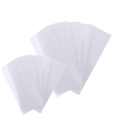 Beaupretty 200st Wax Paper Waxing Pig for hair removal wax strips For hair removal hair removal strips hair removal with wax strip face white waxed paper fleece