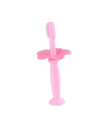 Minkissy 1stk baby training toothbrush all-round toothbrush for children infant toothbrush toothbrush for babies baby toothbrush children's toothbrush toothbrush made of silicone oral care clean pink (1 Pack) pink
