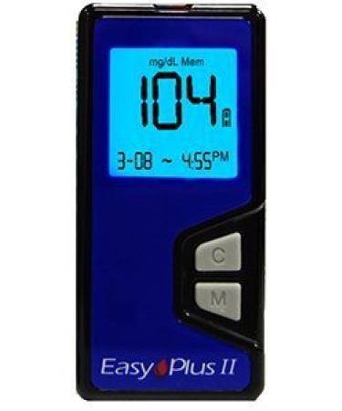 Easy Plus II Blood Glucose Meter Only