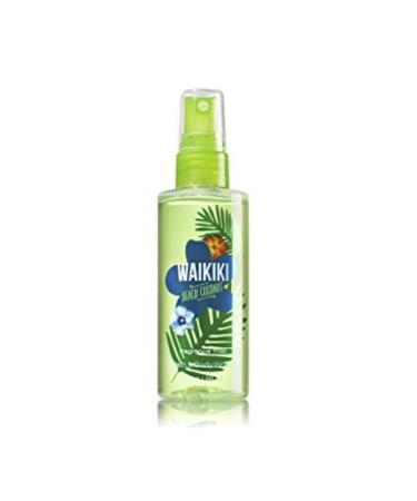 Bath and Body Works Waikiki Beach Coconut Fragrance Mist Spray Splash Travel Size 3 Ounce