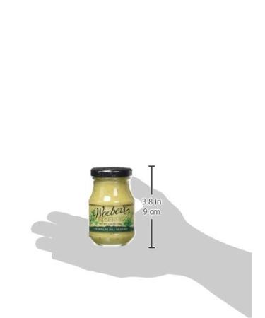 Woebers Reserve Champagne Dill Mustard - 4.25 oz | Gourmet Mustard for Culinary Excellence - Buy Online on GoSupps.com