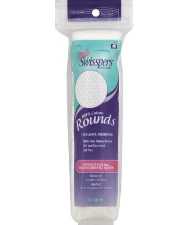 Buy Swisspers Multicare Cotton Rounds - 80 Count | Premium Quality for All Skin Types - Fast International Shipping - Buy Online on GoSupps.com