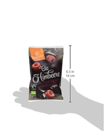 Buy Landgarten Vegan Organic Raspberry in Dark Chocolate - 50g Pack - Delicious Guilt-Free Snack - Buy Online on GoSupps.com