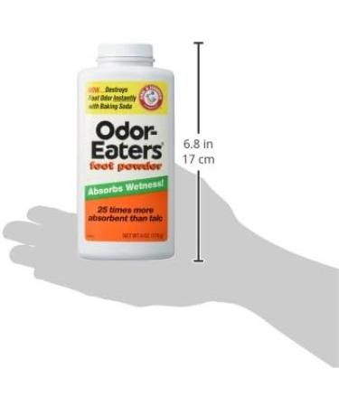 Odor Eaters Foot Powder - Eliminate Foot Odor and Sweat with Natural Ingredients - Buy Online on GoSupps.com