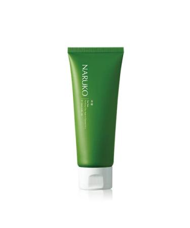 Naruko Tea Tree Purifying Kaolin Clay Mask & Facial Cleanser 2 in 1 for Exfoliating  Pore Clearing  Oil-absorbing 4.2 OZ