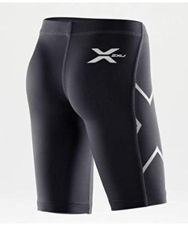 2XU Boys Compression Shorts - 8 Years - Black | High Performance Youth Activewear - Buy Online on GoSupps.com