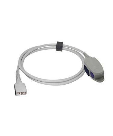 Sino-k Compatible for Datex Ohmeda OXY-F-DB Spo2 Sensor Fingerclip 3.2 ft 9 Pins Connector FDA/CE Approved