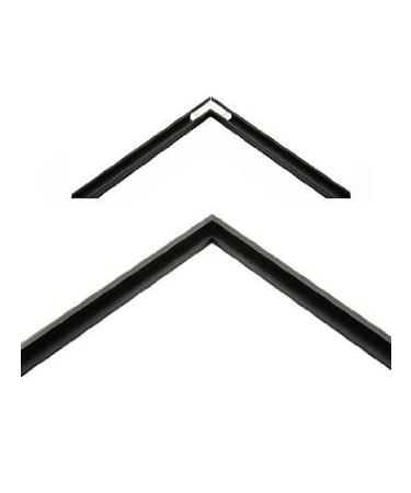 Nielsen Bainbridge Undici Profile 11 Do-It-Yourself Aluminum Metal Frame Section Kit w/ 2 Moulding Pieces Plus Hardware for Artwork, Photos and Posters, 32 Inch, Matte Black