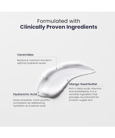 RE E_QUIL Ceramide & Hyaluronic Acid Moisturizer | Long-Lasting Hydration & Barrier Repair Cream for Normal to Dry Skin | 100g  - Buy Online on GoSupps.com