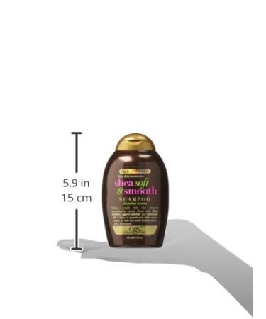 OGX Frizz-Defy Shea Soft & Smooth Shampoo 13 Fl Oz | Moisturizing & Anti-Frizz Formula - Buy Internationally - Buy Online on GoSupps.com