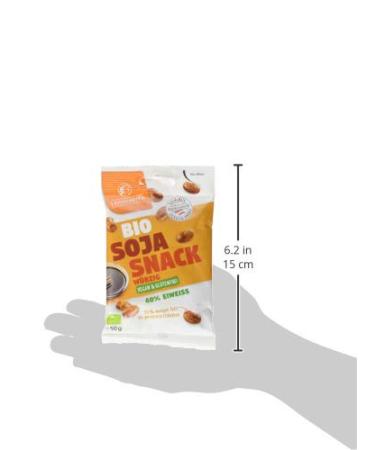 Landgarten Organic Spicy Soya Snack - Protein-Rich On-the-Go Snack | 50g Pack | International Delivery - Buy Online on GoSupps.com