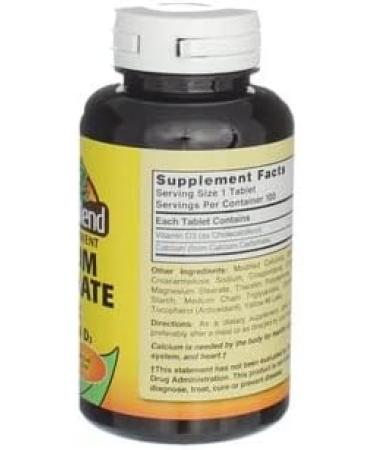 Nature's Blend Calcium Carbonate with Vitamin D3 100 Tablets (Pack of 5) - Buy Online on GoSupps.com