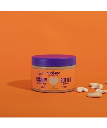 Cashew Butter 1.2 kg nut&me | 100% Roasted Cashew Butter | No Sugar Gluten Free and No Additives | No Palm Oil | Pack 4 x 30 - Buy Online on GoSupps.com