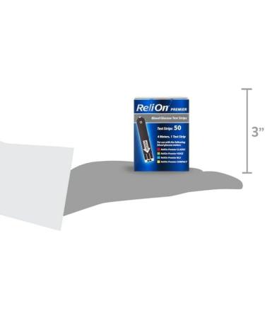 Relion Premier Test Strips 50 ct - (2 Pack) - Fusion Shop Store - Buy Online on GoSupps.com