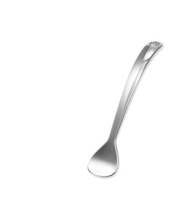 Mini Eye Cream Stick Cosmetic Spoon Cream Spoon Metal Eye Cream Spoon Beauty Care 5cm Cream Spoon (Size : Silver)