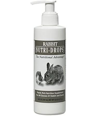 Bovidr Nutri-Drops 8oz for Rabbit & Cavy - Essential Nutrition for Small Animals - Buy Online on GoSupps.com